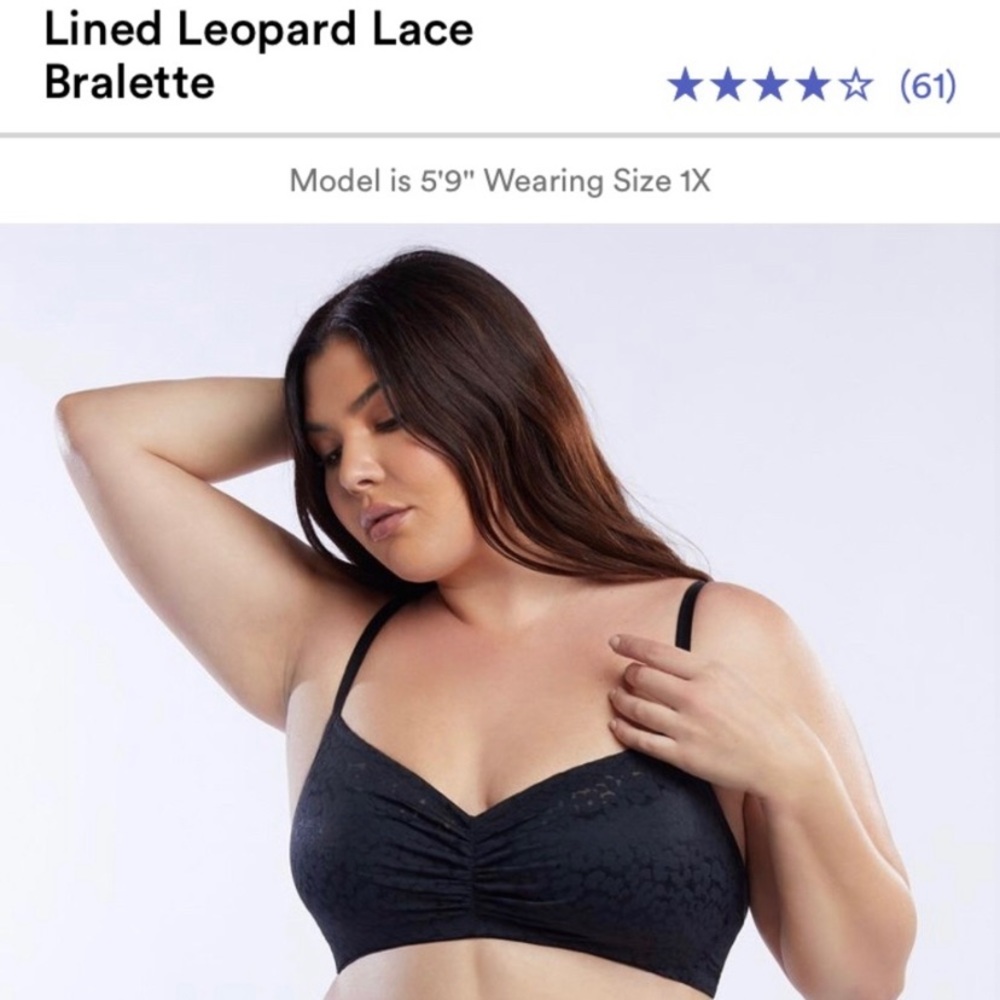 Savage fenty leopard bralette size 1X